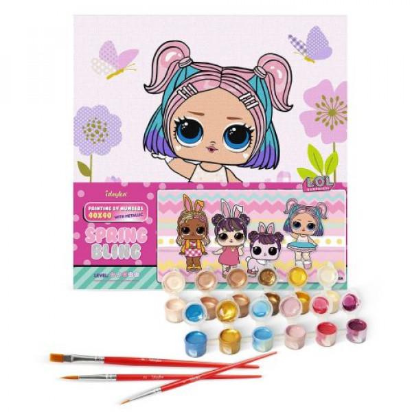 Картина за номерами - L.O.L. Surprise! Spring Bling CandyQT (40х40 см)