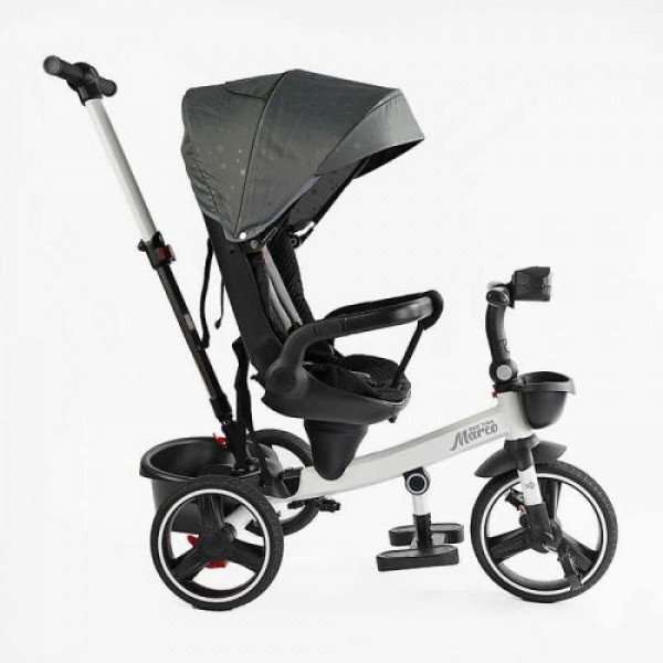 Велосипед "BestTrike Marco" (поворотне сидіння, складне кермо, колеса з прогумованим PU, кошик, телескопічна ручка, фара музична)
