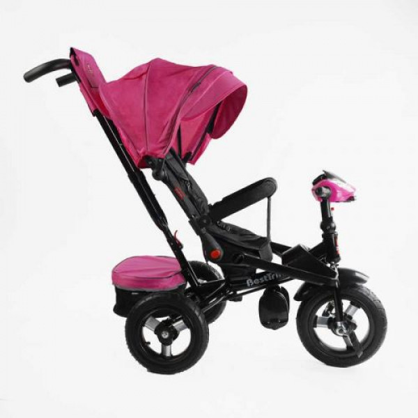 Велосипед 6088 F Best Trike (1) ПОВОРОТНЕ СИДІННЯ, СКЛАДНЕ КЕРМО, ФАРА МУЗИЧНА З USB,Bluetooth НАДУВНІ КОЛЕСА, ПУЛЬТ ВКЛЮЧЕННЯ СВІТЛА І ЗВУКУ