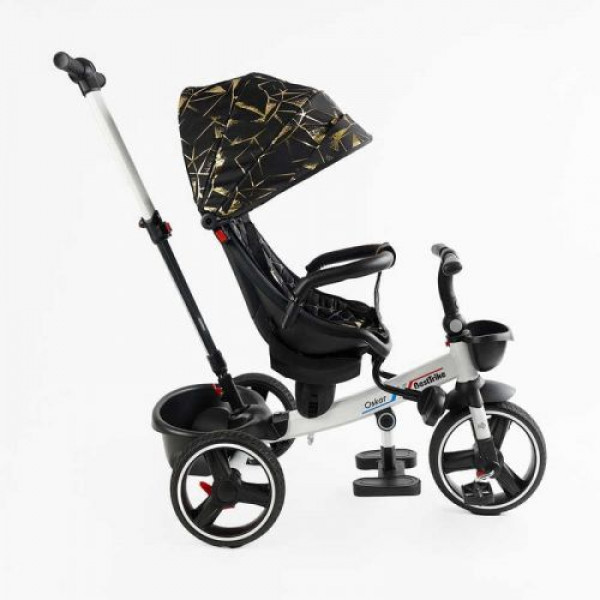 Велосипед 6390 BestTrike Oscar (1) ПОВОРОТНЕ СИДІННЯ, КЕРМО СКЛАДАЄТЬСЯ, КОЛЕСА З ПРОГУМОВАНИМ PU, КОШИК, ТЕЛЕСКОПІЧНА РУЧКА