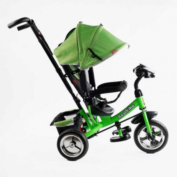 Велосипед 3-х колісний Best Trike (1) КОЛЕСО ПІНА, d=25см переднє, d=20см задні, фара музична, USB, Bluetooth, в коробці