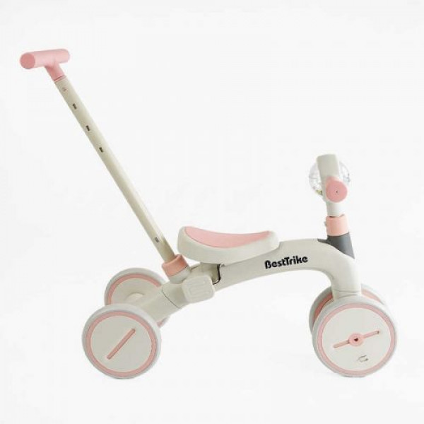 Велосипед 3-х кол. Best Trike (1) матеріал рами нейлон, колеса передні 8``, задні 6``, батьківська ручка, в коробці