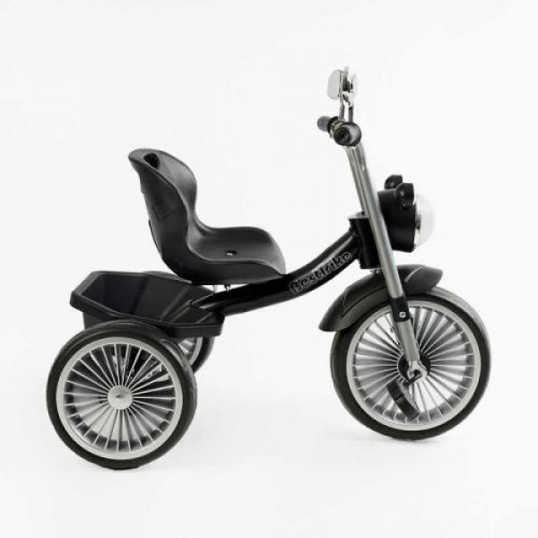 Велосипед 3-х колісний BS-67800 Best Trike (1) колеса EVA переднє 10’’, заднє 8’’, сталева рама, УКР. ОЗВУЧУВАННЯ, кошик, в коробці