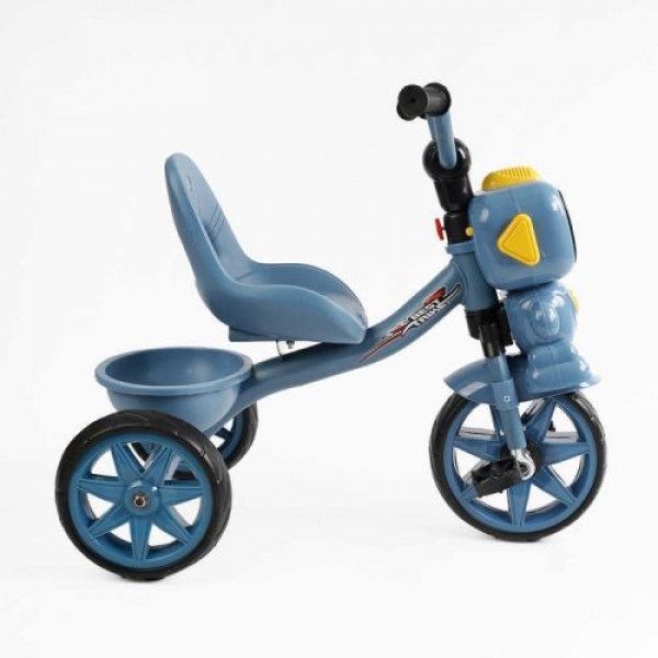 Велосипед 3-х колісний BS-40506 Best Trike (1) колеса EVA переднє 10’’, заднє 8’’, сталева рама, УКР. ОЗВУЧУВАННЯ, кошик, в коробці