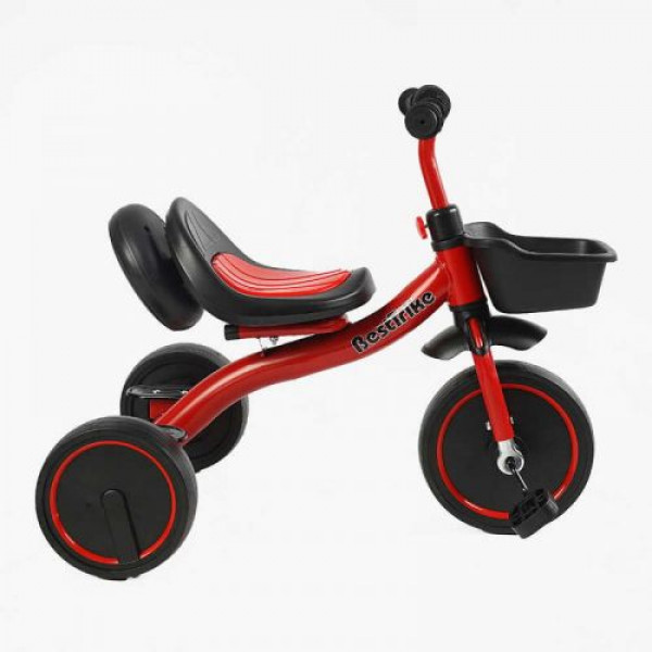 Велосипед 3-х колісний BS-44105 Best Trike (1) колеса EVA переднє 10’’, заднє 8’’, сталева рама, УКР.ОЗВУЧУВАННЯ, світло, кошик, в коробці