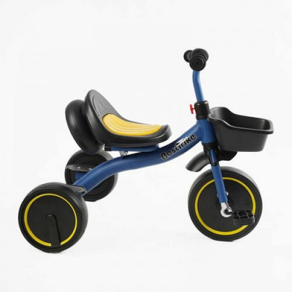 Велосипед 3-х колісний BS-45602 Best Trike (1) колеса EVA переднє 10’’, заднє 8’’, сталева рама, УКР.ОЗВУЧУВАННЯ, світло, кошик, в коробці