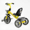 Велосипед 3-х колісний BS-16390 Best Trike (1) колеса EVA переднє 12’’, заднє 10’’, сталева рама, фара з музикою та світлом, 1 пісня українською та 2 англійською, 2 кошики, в коробці