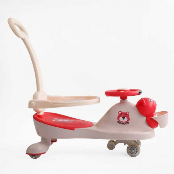 Каталка-толокар JOY SJ-774-48 (6) колеса PU зі світлом, музика та світло, захисний бампер, батьківська ручка, в коробці