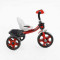 Велосипед 3-х колісний BS-21505 Best Trike (1) колеса EVA переднє 12’’, заднє 10’’, сталева рама, фара з музикою та світлом, кошик, в коробці