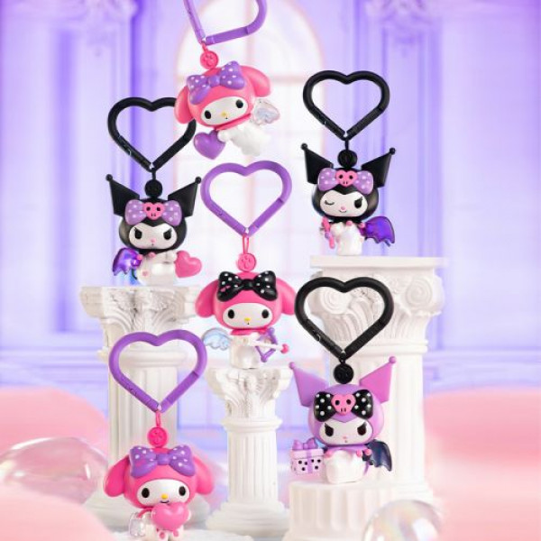 Механічна іграшка-сюрприз "POP TOP KUROMI & MY MELODY – МИЛІ КРИЛЬЦЯ" (мікс видів)