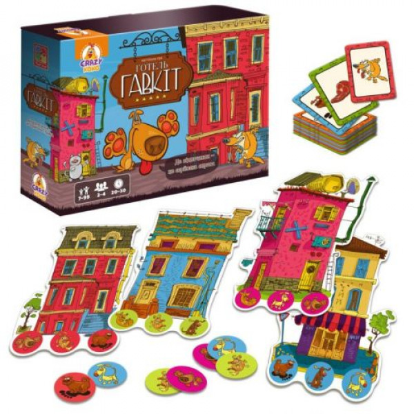 Гра настільна Vladi Toys розважальна. Готель "Гавкіт" (укр)