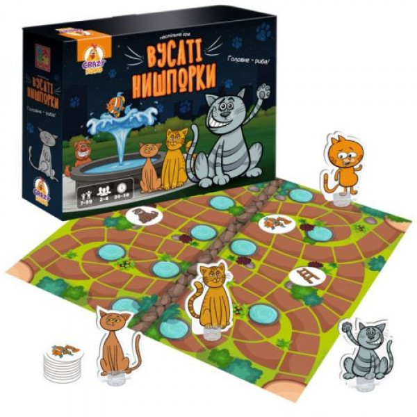 Гра настільна Vladi Toys маршрутна. Вусаті нишпорки (укр)