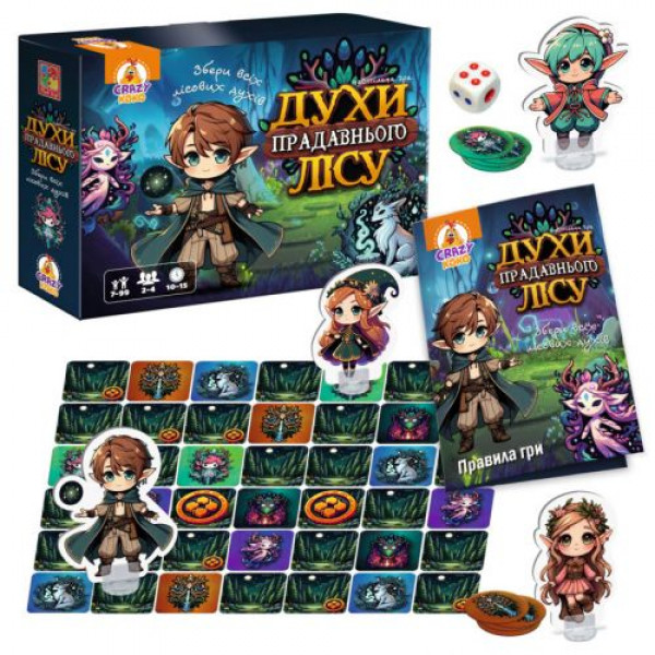 Гра настільна Vladi Toys розважальна. Духи прадавнього лісу