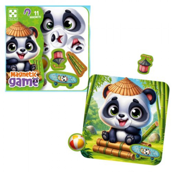 Гра розвиваюча Vladi Toys магнітна "Емоції Пандочки" (укр)