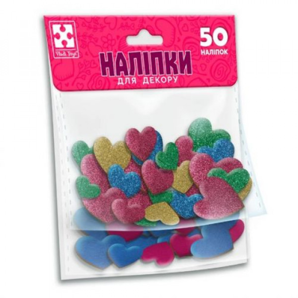 Набір для творчості (мʼякі наліпки) "Серце"