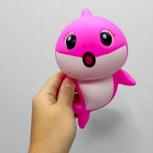 Набір іграшок для ванни Baby Shark (7 шт) (рожевий)