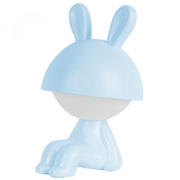 Світильник-нічник LED з акумулятором Cute Bunny, блакитний