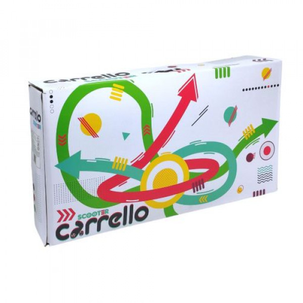 Самокат двоколісний Carrello C1 пластик.PU світ.125мм (синій)