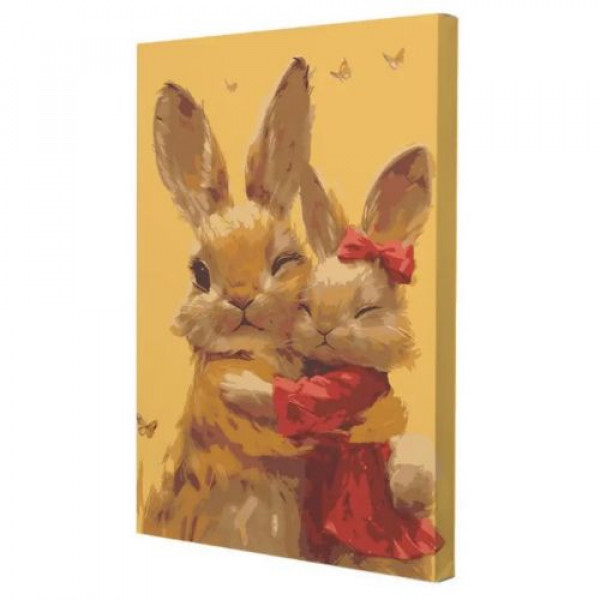 Картина за номерами "Рідні обійми" 28x40 см