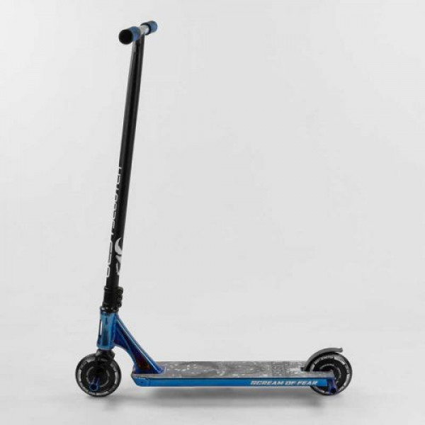 Самокат трюковый "Best Scooter SIMBIOTE" (HIC-система, ПЕГИ, алюминиевый диск и дека, колёса 120мм PU, ширина руля - 57 см)