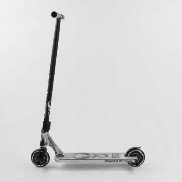 Самокат трюковий "Best Scooter SIMBIOTE" (HIC-система, ПЕГИ, алюмінієвий диск і дека, колеса 120 мм PU, ширина керма - 57 см)