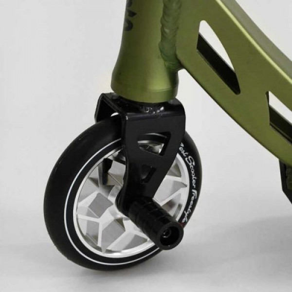 Самокат трюковий "Best Scoote" (HIC-система, ПЕГИ, алюмінієвий диск та дека, колеса PU, d=120 мм, ширина керма 58 см)