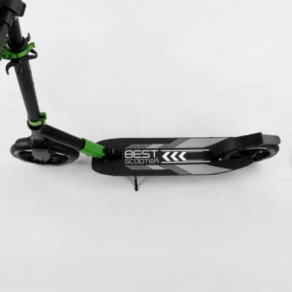 Самокат алюмінієвий Best Scooter (колеса PU, d переднього колеса - 230мм, d заднього колеса - 215 мм, 1 амортизатор передній)