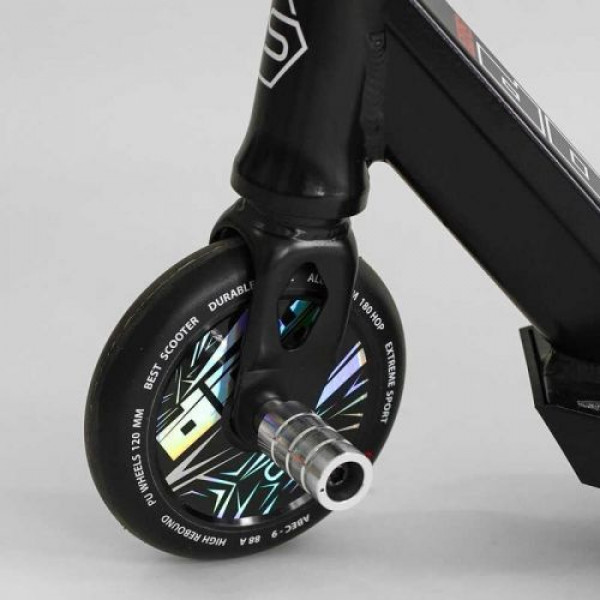 Самокат трюковий "Best Scooter. HOP" (HIC-система, ПЕГИ, алюмінієвий диск та дека, колеса PU, d=120 мм, ширина керма 58 см)