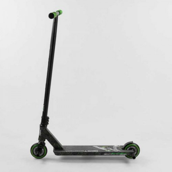Самокат трюковий "Best Scooter. CRASH" (HIC-система, ПЕГІ, алюмінієвий диск і дека, колеса 110 мм PU, ширина керма - 57 см, в коробці)