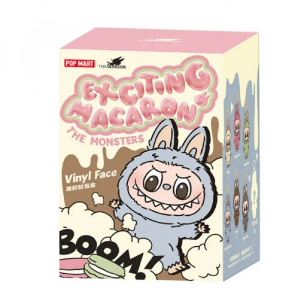 Іграшка-сюрприз мʼяка "Exciting Macaron: Лабубу" 16 см .