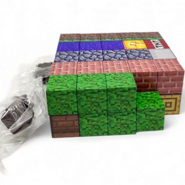 Конструктор магнітний "Майнкрафт/Minecraft", 50 дет