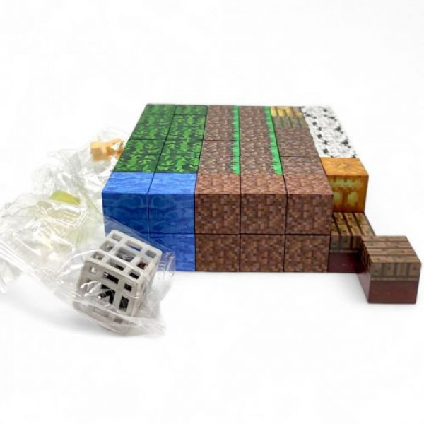 Конструктор магнітний "Майнкрафт/Minecraft", 76 дет
