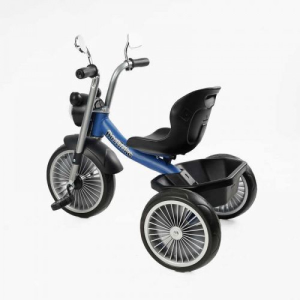 Велосипед 3-х колісний BS-68096 Best Trike колеса EVA переднє 10’’, заднє 8’’, сталева рама, УКР. ОЗВУЧУВАННЯ, кошик, в коробці
