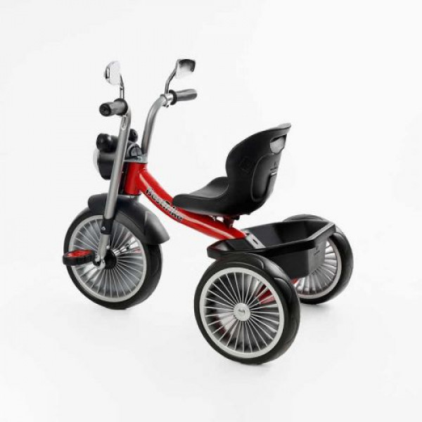 Велосипед 3-х колісний BS-69116 Best Trike колеса EVA переднє 10’’, заднє 8’’, сталева рама, УКР. ОЗВУЧУВАННЯ, кошик, в коробці