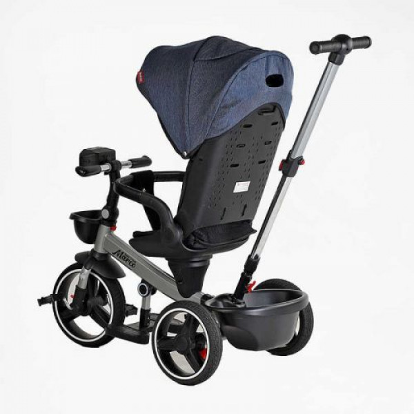 Велосипед "BestTrike Marco" (поворотне сидіння, складне кермо, колеса з прогумованим PU, кошик, телескопічна ручка, фара музична)