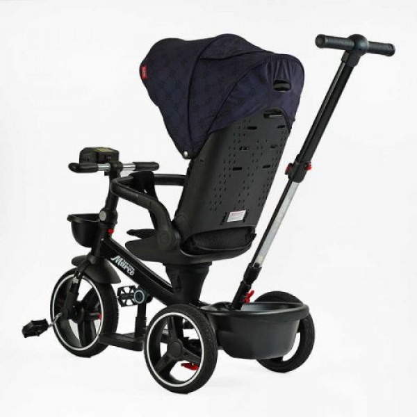 Велосипед "BestTrike Marco" (поворотне сидіння, складне кермо, колеса з прогумованим PU, кошик, телескопічна ручка, фара музична)