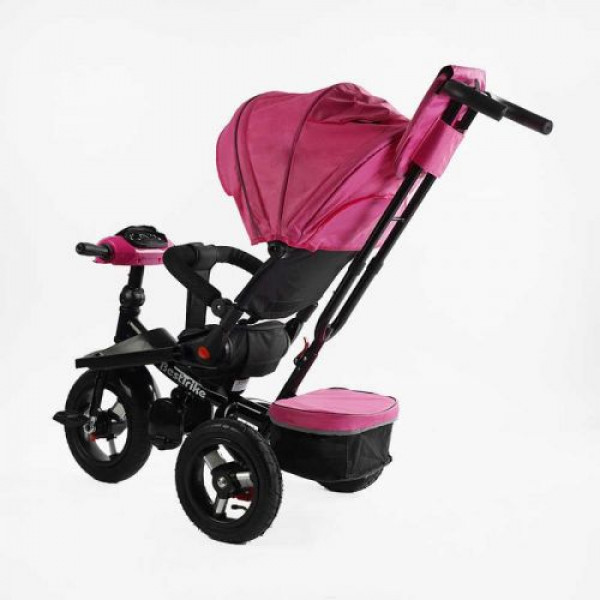 Велосипед 6088 F Best Trike (1) ПОВОРОТНЕ СИДІННЯ, СКЛАДНЕ КЕРМО, ФАРА МУЗИЧНА З USB,Bluetooth НАДУВНІ КОЛЕСА, ПУЛЬТ ВКЛЮЧЕННЯ СВІТЛА І ЗВУКУ