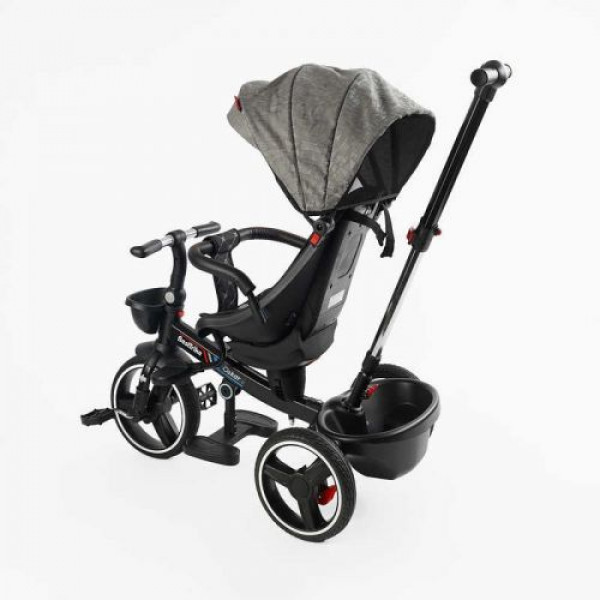 Велосипед 6390 BestTrike Oscar (1) ПОВОРОТНЕ СИДІННЯ, КЕРМО СКЛАДАЄТЬСЯ, КОЛЕСА З ПРОГУМОВАНИМ PU, КОШИК, ТЕЛЕСКОПІЧНА РУЧКА