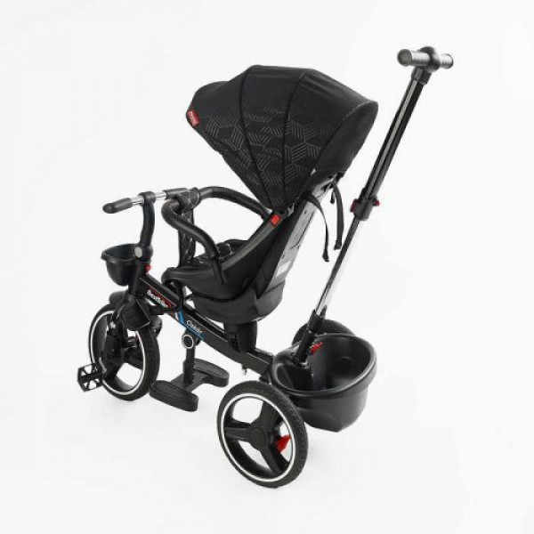 Велосипед 6390 BestTrike Oscar (1) ПОВОРОТНЕ СИДІННЯ, КЕРМО СКЛАДАЄТЬСЯ, КОЛЕСА З ПРОГУМОВАНИМ PU, КОШИК, ТЕЛЕСКОПІЧНА РУЧКА