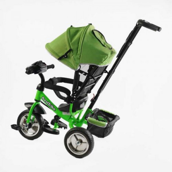 Велосипед 3-х колісний Best Trike (1) КОЛЕСО ПІНА, d=25см переднє, d=20см задні, фара музична, USB, Bluetooth, в коробці