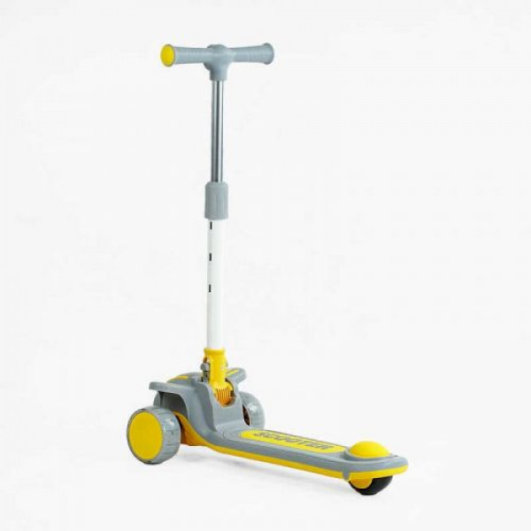Самокат триколісний "Skyper" (колеса PU 125х40 мм зі світлом, музика та підсвічування платформи, складне кермо, в пакеті)