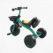 Велосипед 3-х колісний BS-47603 Best Trike (1) колеса EVA переднє 10’’, заднє 8’’, сталева рама, УКР.ОЗВУЧУВАННЯ, світло, кошик, в коробці