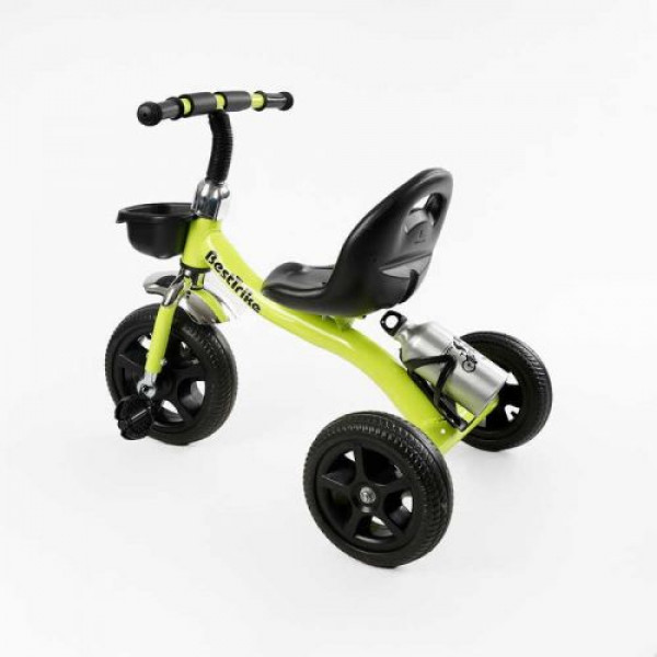 Велосипед 3-х колісний "Best Trike" (сталева рама, колеса EVA, переднє d=10’’, заднє d=8’’, кошик, пляшечка, в коробці)