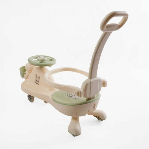 Каталка-толокар JOY LD-396-58 (1) колеса PU зі світлом, музика та світло, захисний бампер, батьківська ручка, в коробці