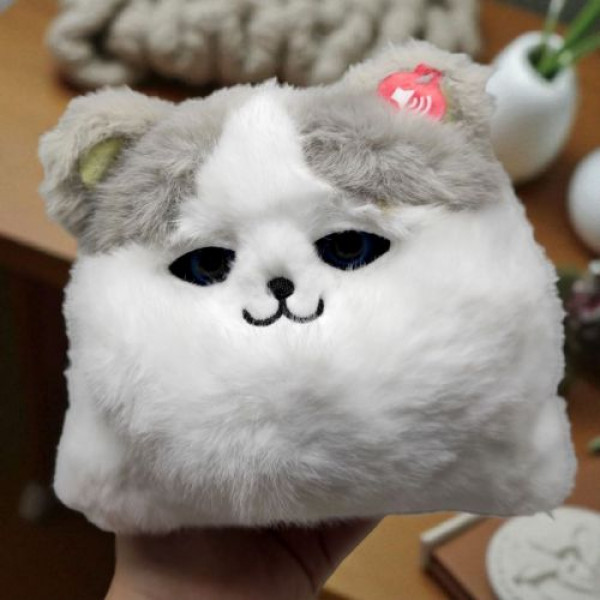 М`яка іграшка FLUFF PETS (БІЛО-СІРА)