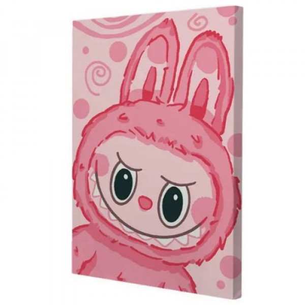 Картина за номерами "Pink Labubu" 28x40 см