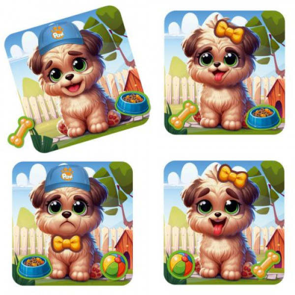 Гра розвиваюча Vladi Toys магнітна "Емоції Песика" (укр)