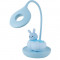 Настільна лампа LED з акумулятором Cloudy Bunny, блакитний
