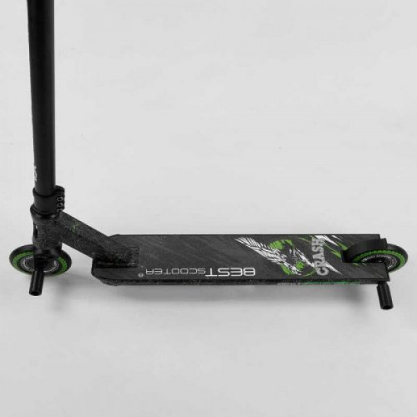Самокат трюковий "Best Scooter. CRASH" (HIC-система, ПЕГІ, алюмінієвий диск і дека, колеса 110 мм PU, ширина керма - 57 см, в коробці)