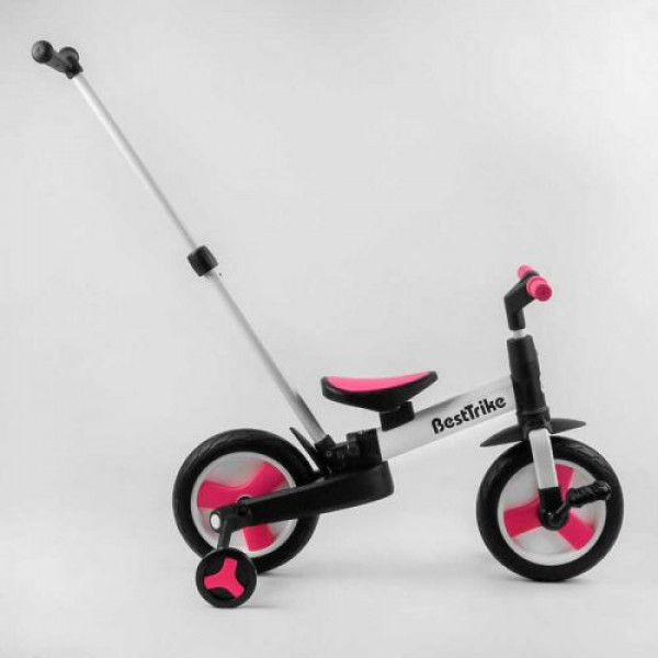 Велосипед-трансформер "Best Trike" (колеса PU 10'', батьківська ручка, знімні педалі)